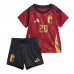 Camisa de time de futebol Bélgica Lois Openda #20 Replicas 1º Equipamento Infantil Europeu 2024 Manga Curta (+ Calças curtas)